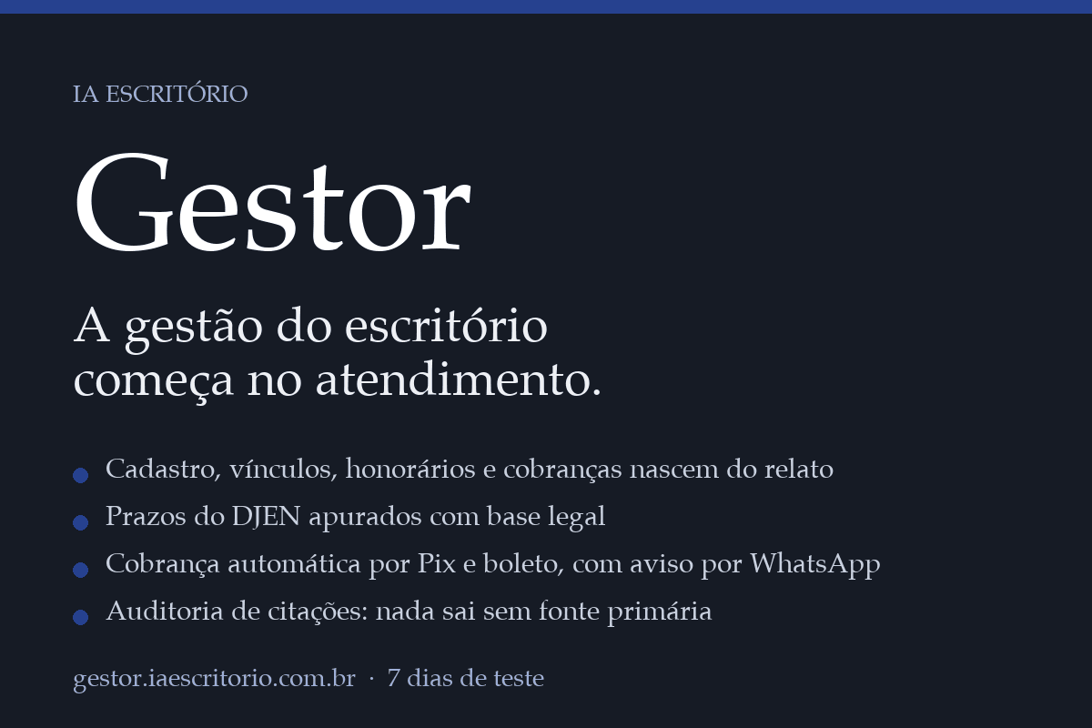 Gestor — gestão do escritório a partir do atendimento