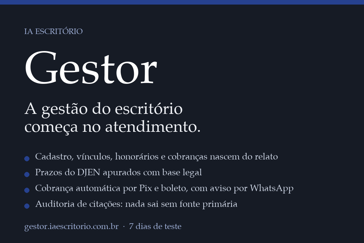 Gestor — gestão do escritório a partir do atendimento